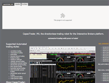 Tablet Screenshot of capacitrader.autoscalper.com